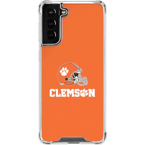 Clemson University Football Galaxy S21 FE Clear Case
